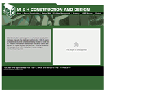 Desktop Screenshot of mhconstruction.com